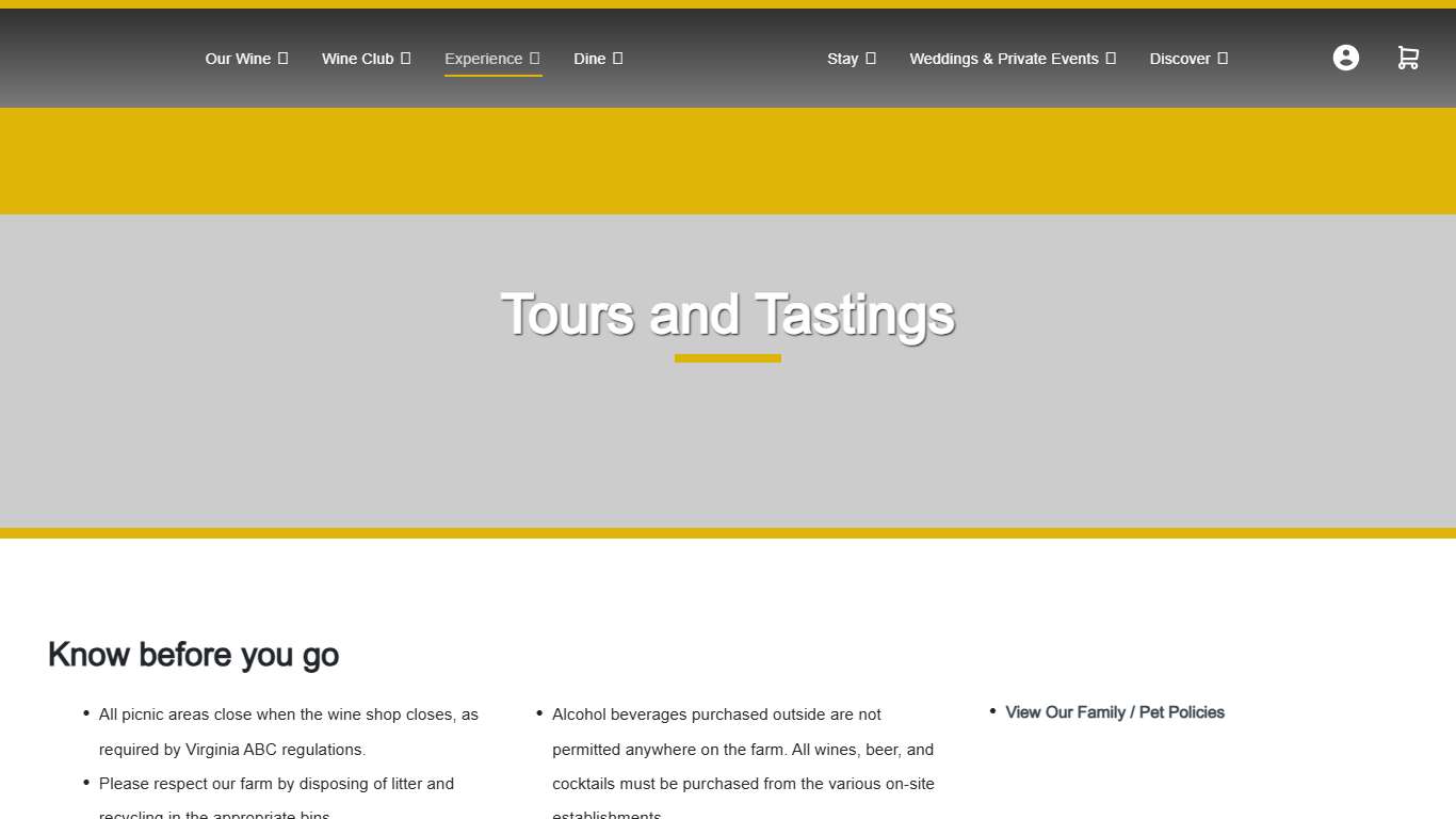 Tours and Wine Flights - The Williamsburg Winery